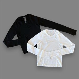TWO Aritzia Golden longsleeve workout wear